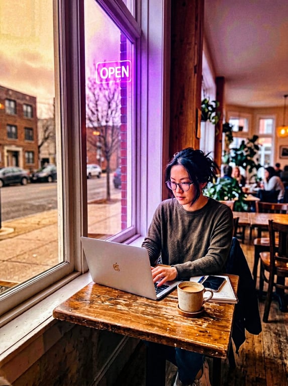 Subtly add neon lighting to th...