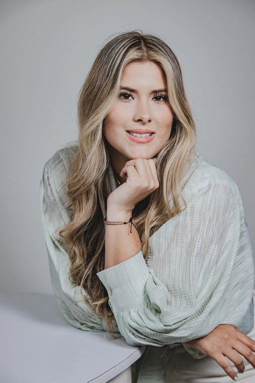 Tea Party Outfits filter before photo - neutral portrait in simple clothing under natural indoor light