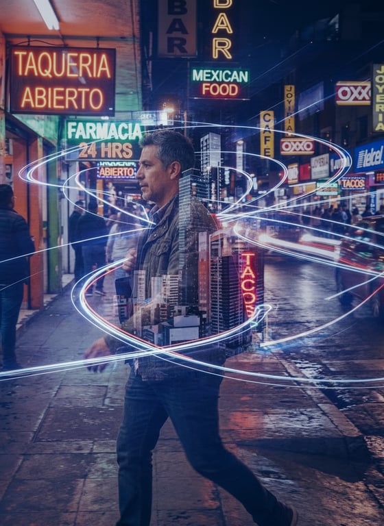 Restyle this nighttime street ...