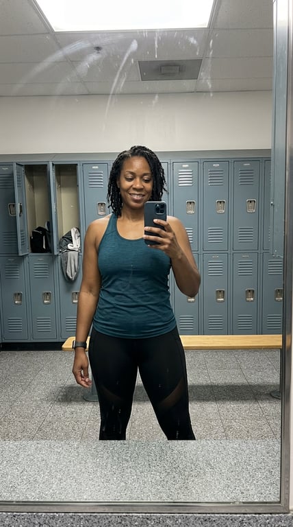 Transform this gym locker room...
