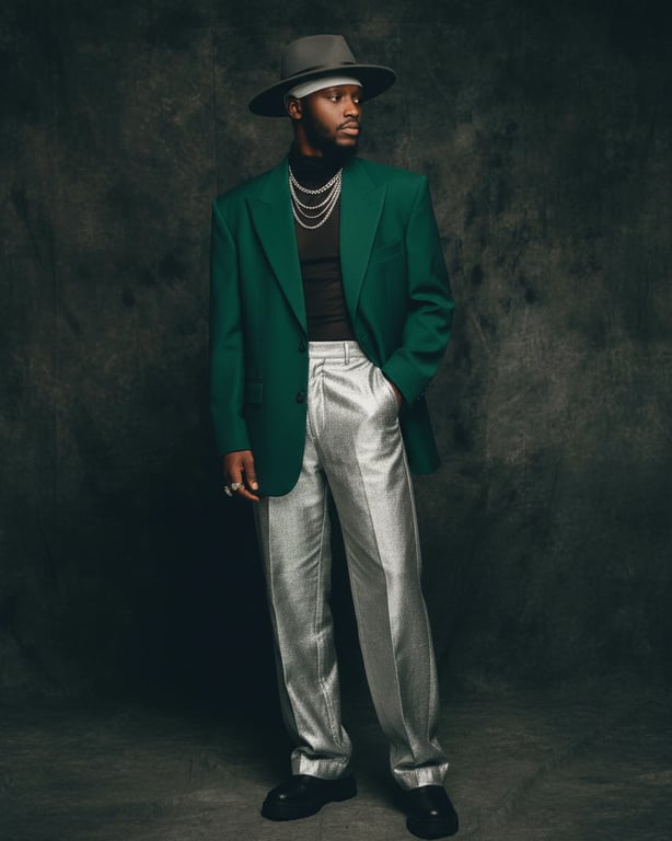 Fashion Week Outfits filter after transformation - portrait styled as editorial fashion week fashion shoot