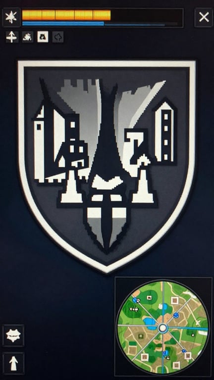 Isolate the crest from the gam...