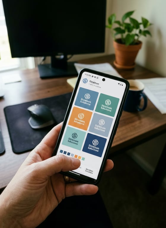 Turn the phone display into a ...