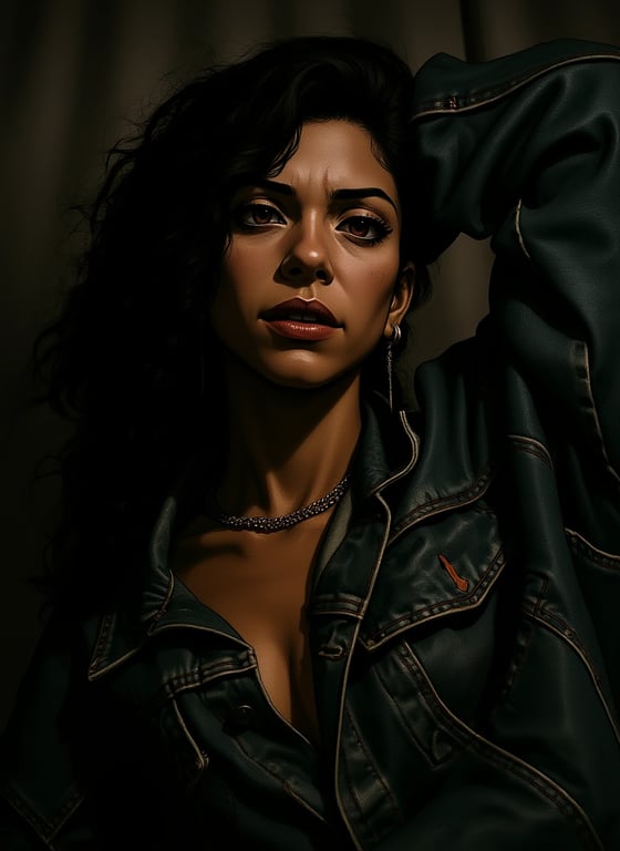 a portrait of a person styled with a grim anime war aesthetic, combining realistic shading, emotional intensity, and cinematic anime composition