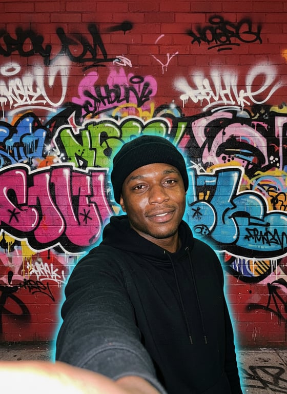 Apply a full-frame graffiti-ta...