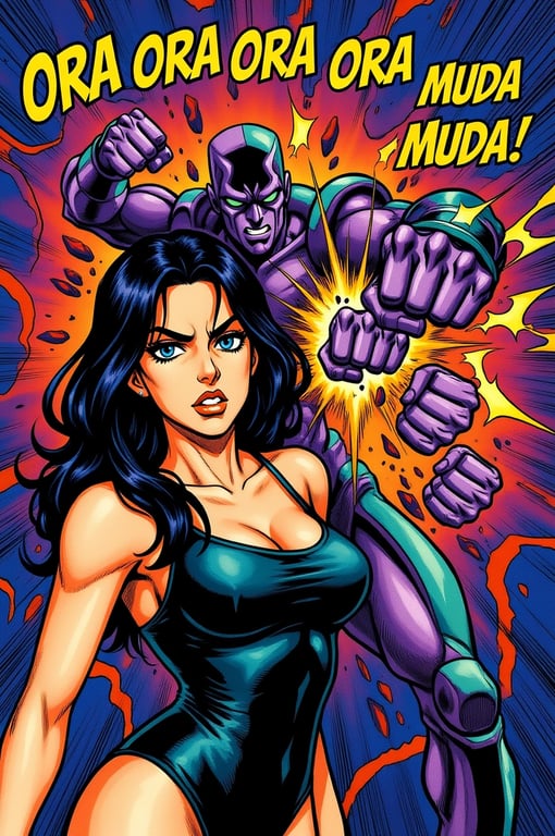 Elevate your personal photos by converting them into stunning JoJo art style illustrations.