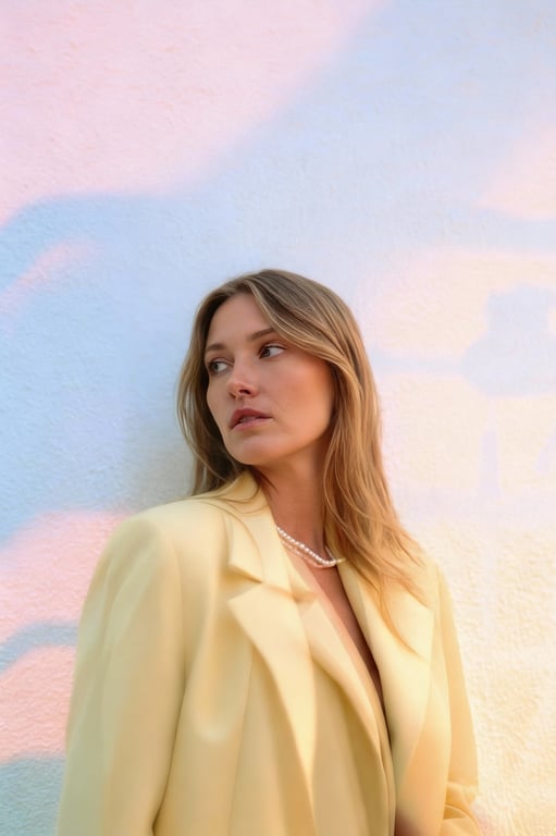 a portrait of a person with chaotic lens flare artifacts selectively removed, preserving the original face lighting and natural light direction, while eliminating random glare spots, streaks, and visual noise that reduce facial clarity