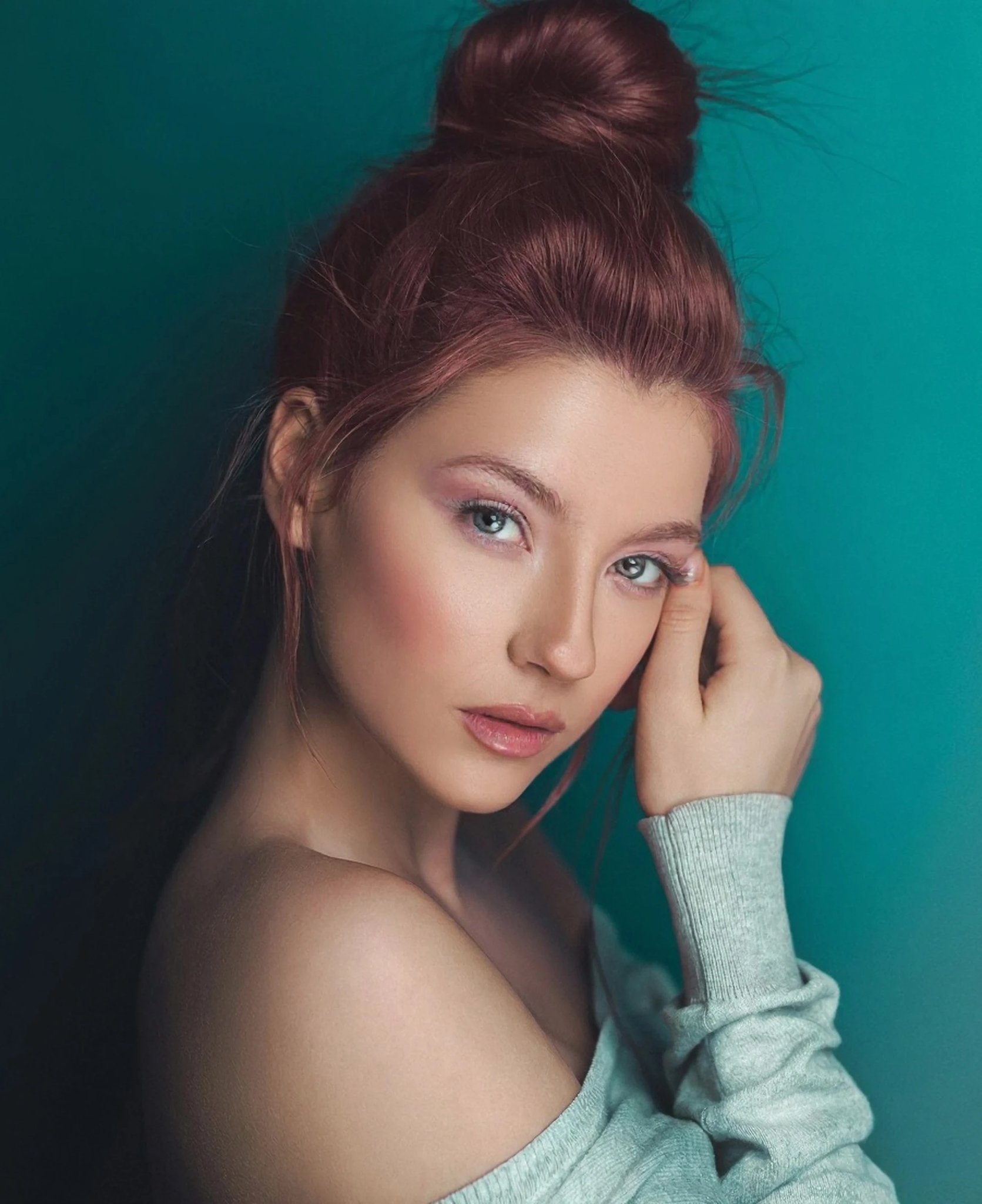 AI face swap filter before photo - portrait with original face before swapping