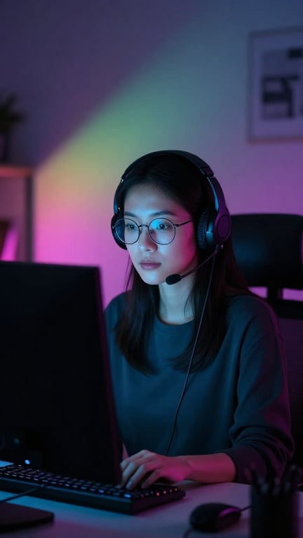 Apply a stylized black eye fil...