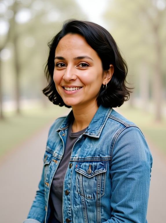 Refine this candid café snapsh...