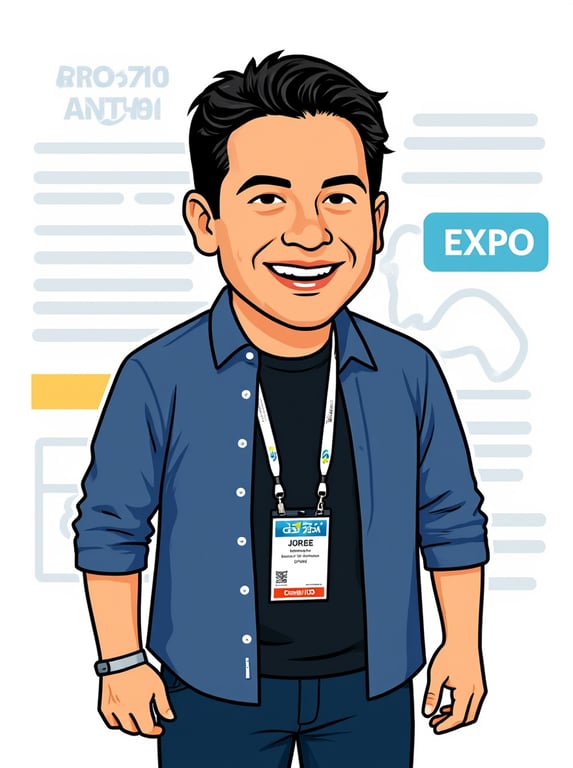 Isolate this man from the crow...