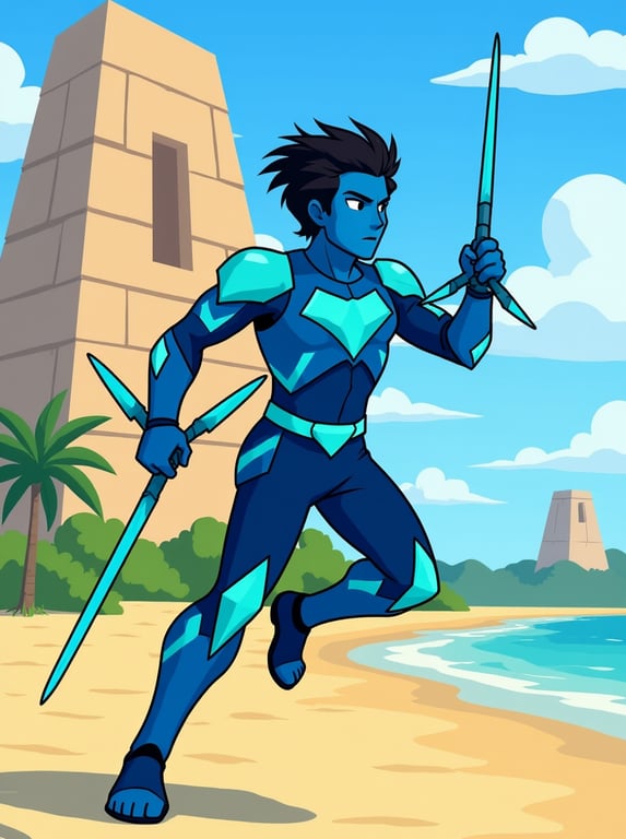 Transform the person into a fu...