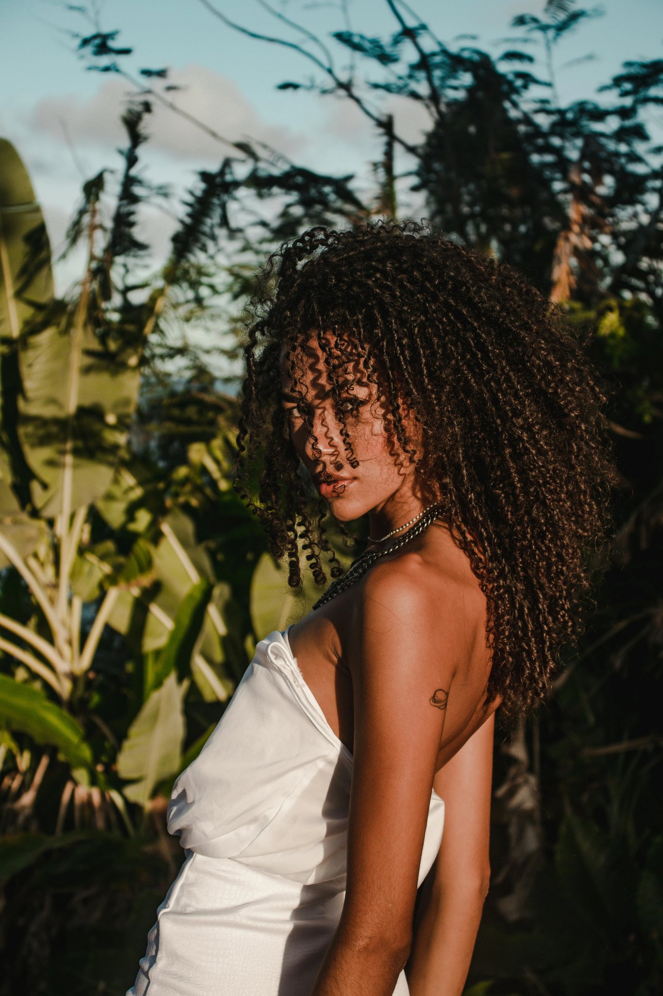 AI portrait generator before photo - fashion portrait before AI enhancement applied