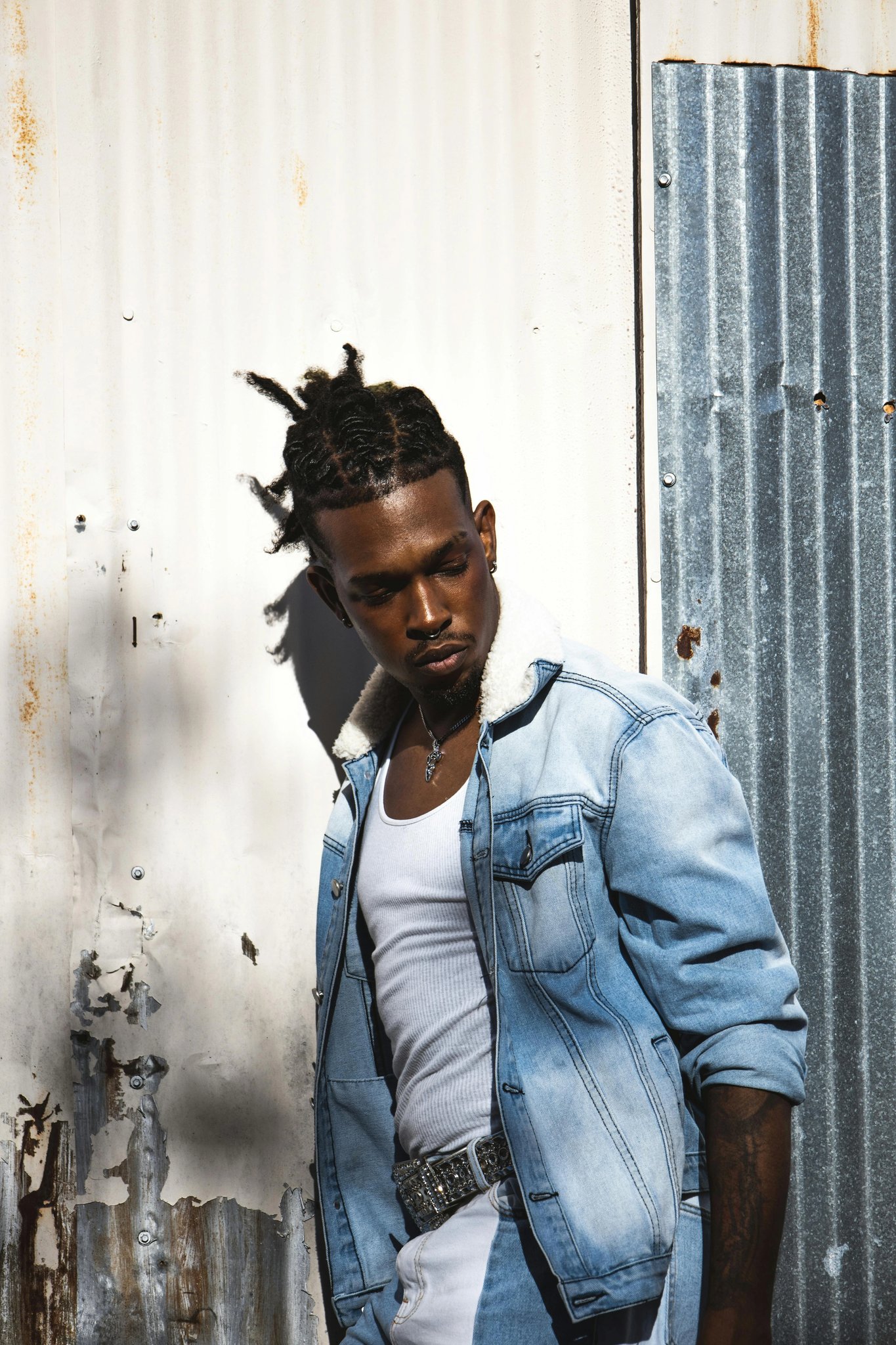 AI pixelate image filter before photo - creative portrait before AI pixelate transformation