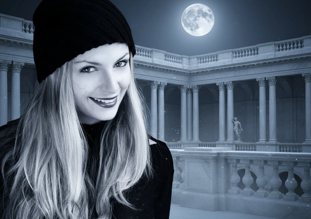 ai-vampire-filter after pic - cold-toned vampire with icy white highlights and dark eyes