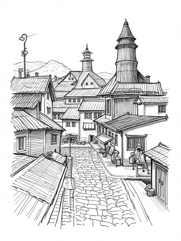 Refine this concept sketch int...