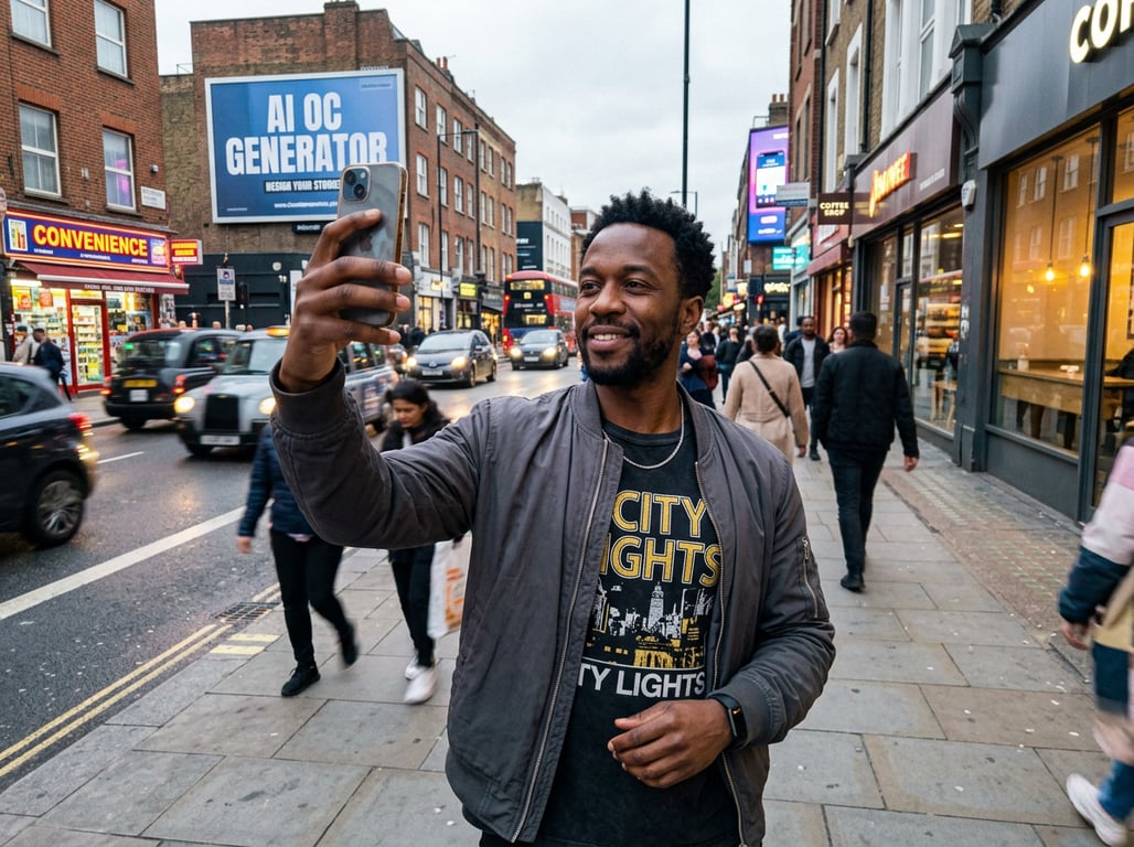 Reimagine this street selfie a...
