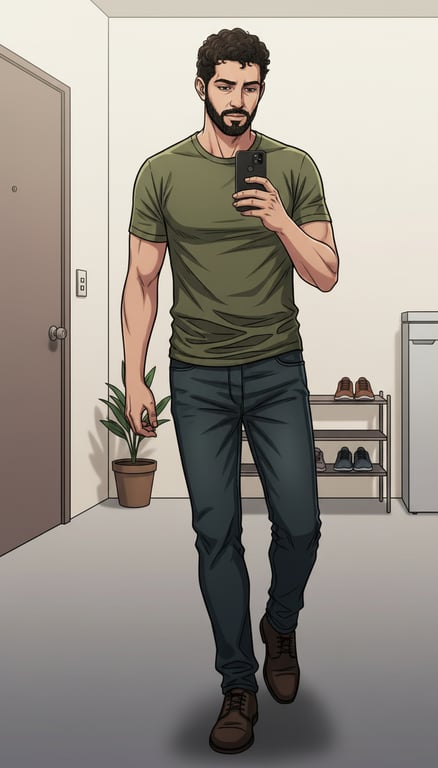 Transform the mirror selfie in...