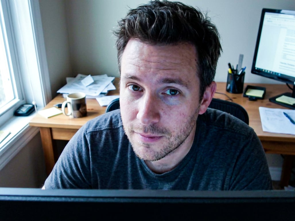 Convert this low-angle webcam ...