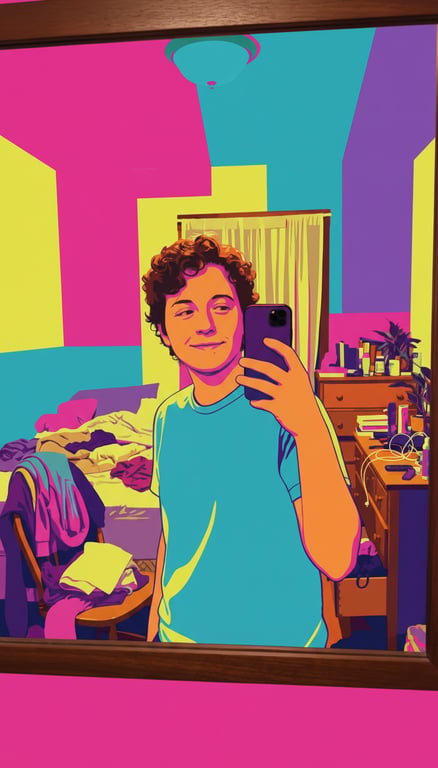 Convert the entire selfie into...
