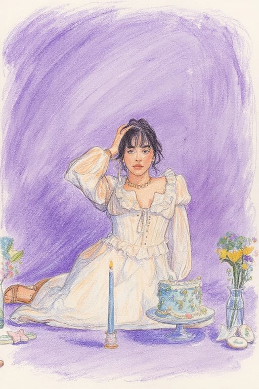 AI sketch filter after transformation - close up portrait with clean line sketch finish