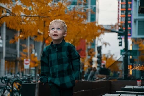 Kids ninja before – portrait before samurai hybrid edit