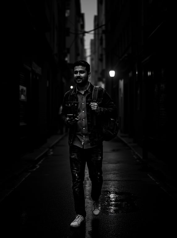 Convert this bright, busy stre...