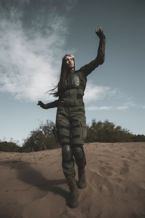 AI ninja outfit filter after transformation - casual portrait transformed into ninja warrior look