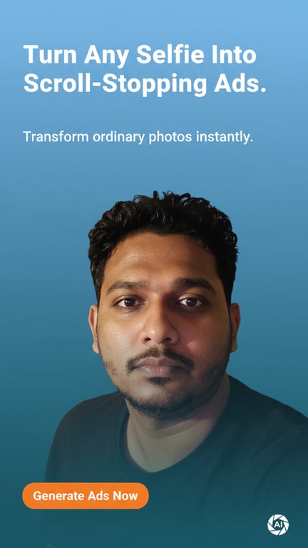 Transform this casual selfie i...