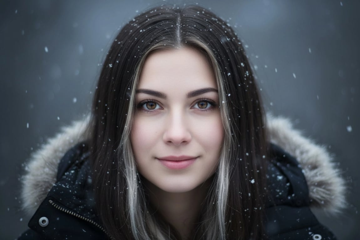 ai pet to human after – a woman inspired by the Border Collie’s black-and-white coat and intelligent expression