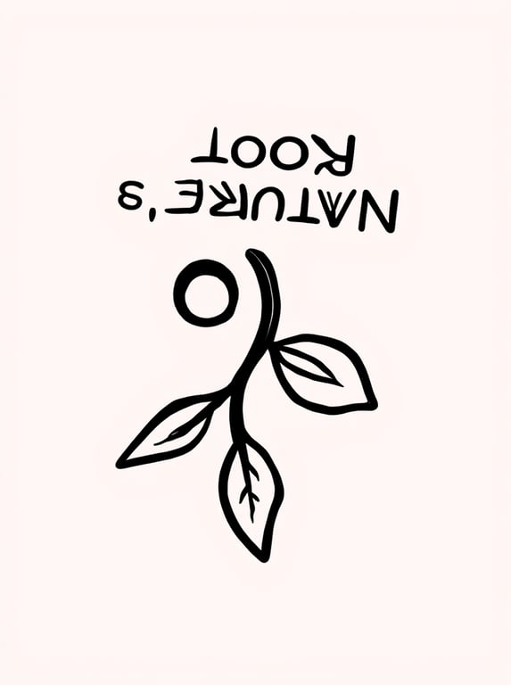 Turn the rough plant logo sket...