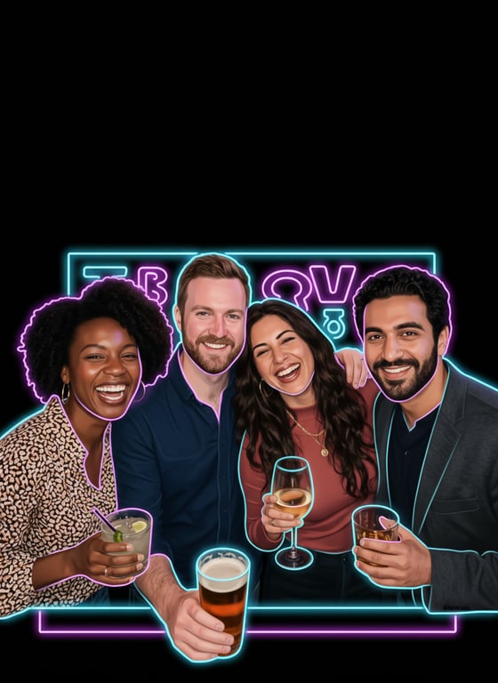 Rework this group photo into a...