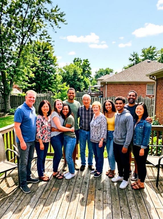 Refine this backyard snapshot ...