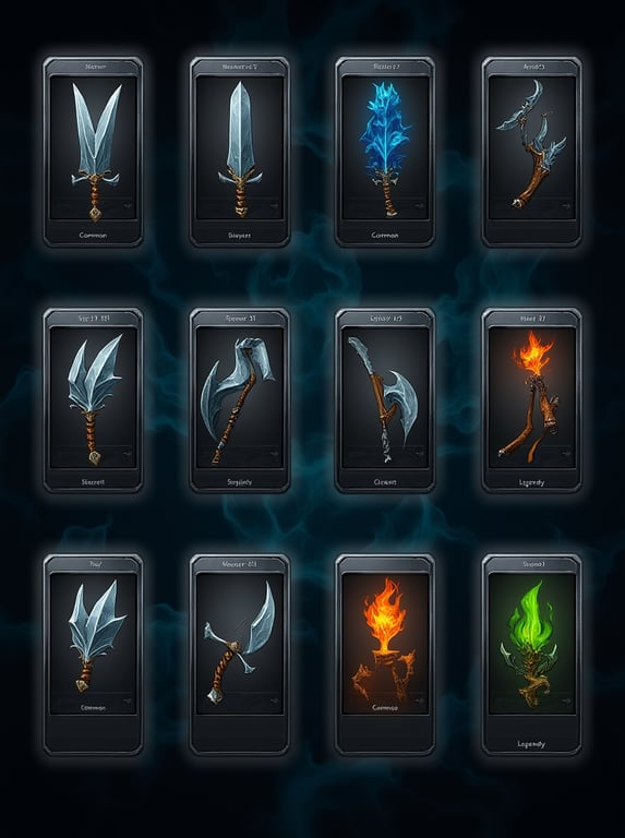 Redesign the visible weapon ic...