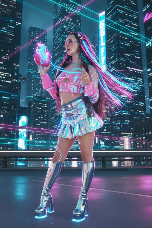 AI filter after transformation - image stylized with creative tones and filters