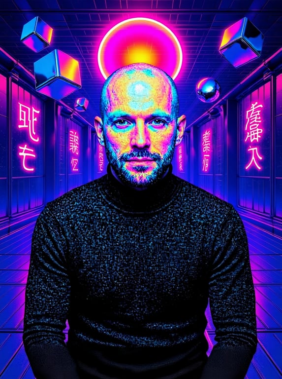 Perform a full vaporwave-art-s...