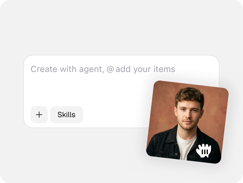 Upload audio or enter your script