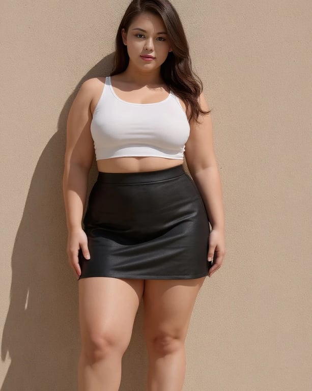 AI skinny filter before photo - fashion portrait before waist and leg contouring