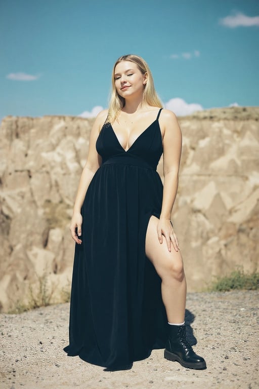 AI height increase filter before photo - selfie before virtual body proportion edit