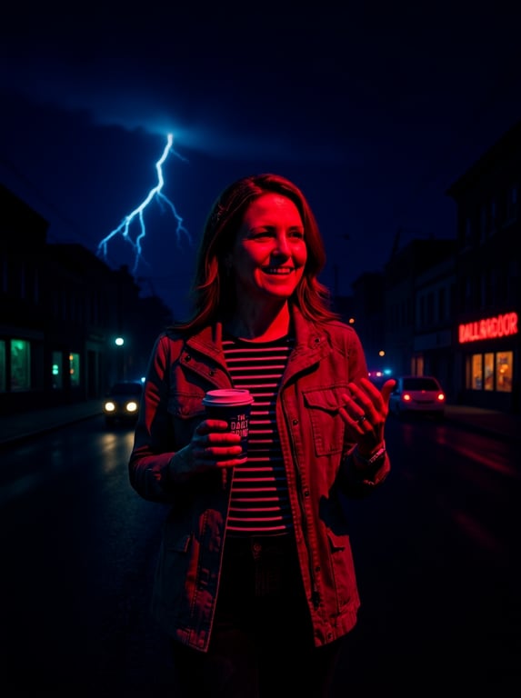 Transform this bright daytime ...