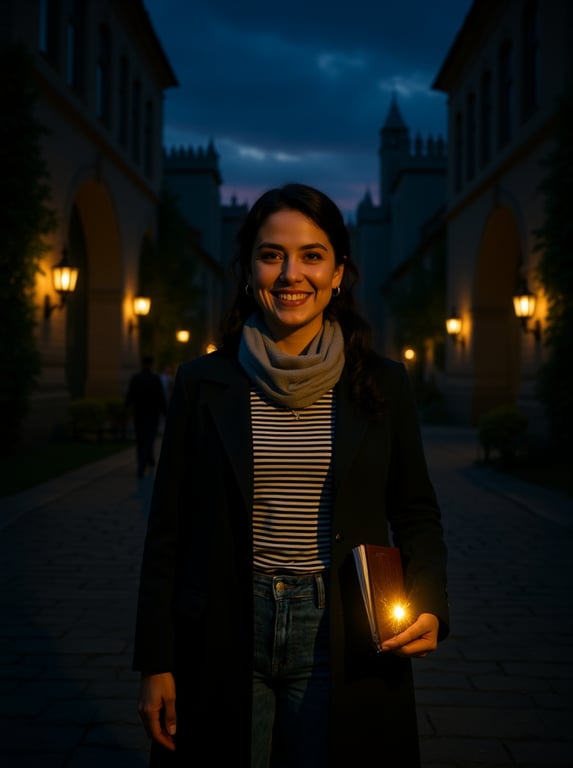 Reimagine this park portrait a...