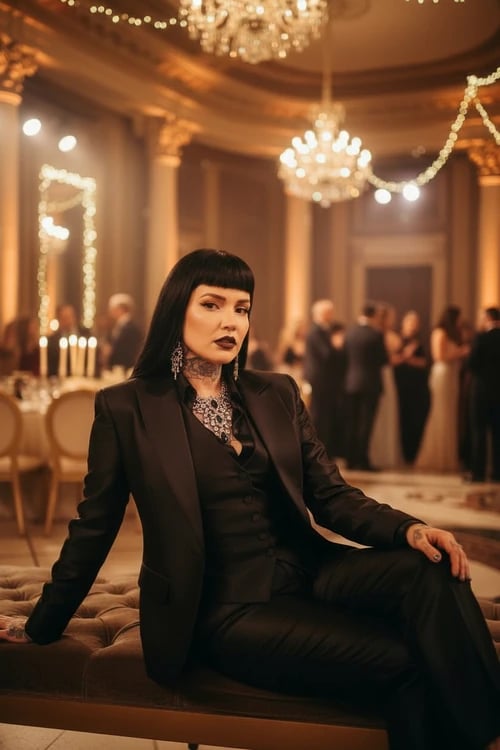 Celebrity Outfits filter after transformation - portrait styled as luxury celebrity fashion editorial with premium styling