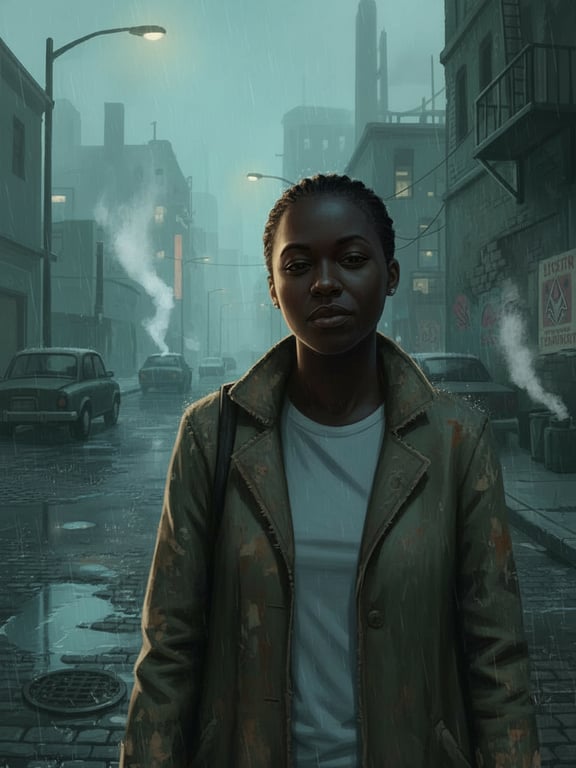 Convert this harsh, busy stree...