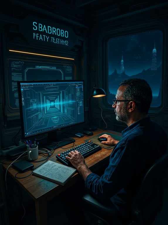 Treat the rough 3D blockout on...