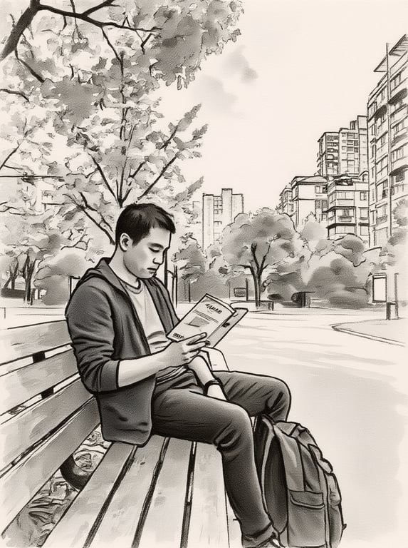 Transform this outdoor snapsho...