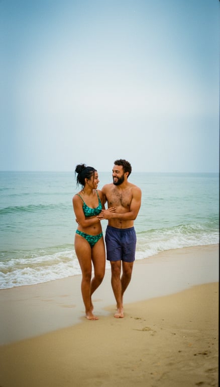 Turn this beach photograph int...