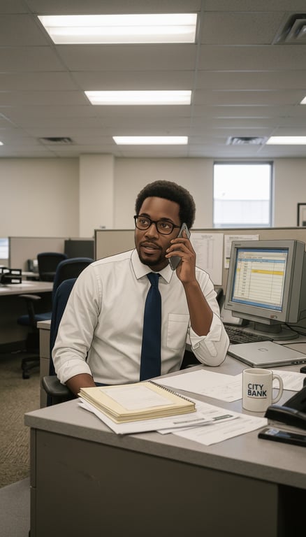 Redesign this office scene as ...