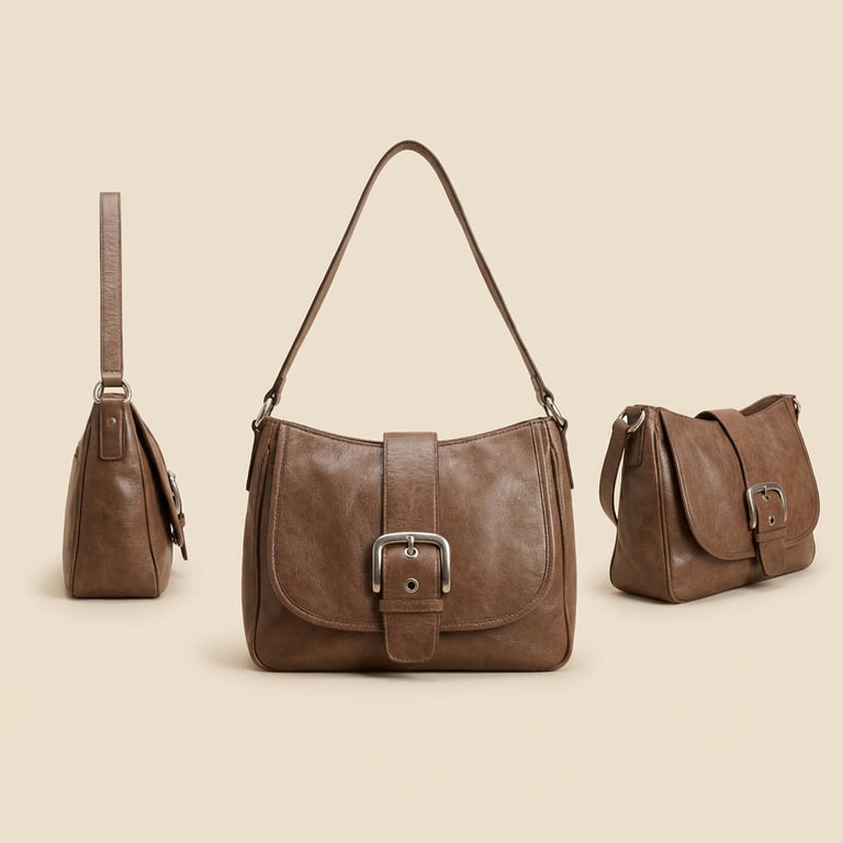 Correct the crossbody bag’s sh...