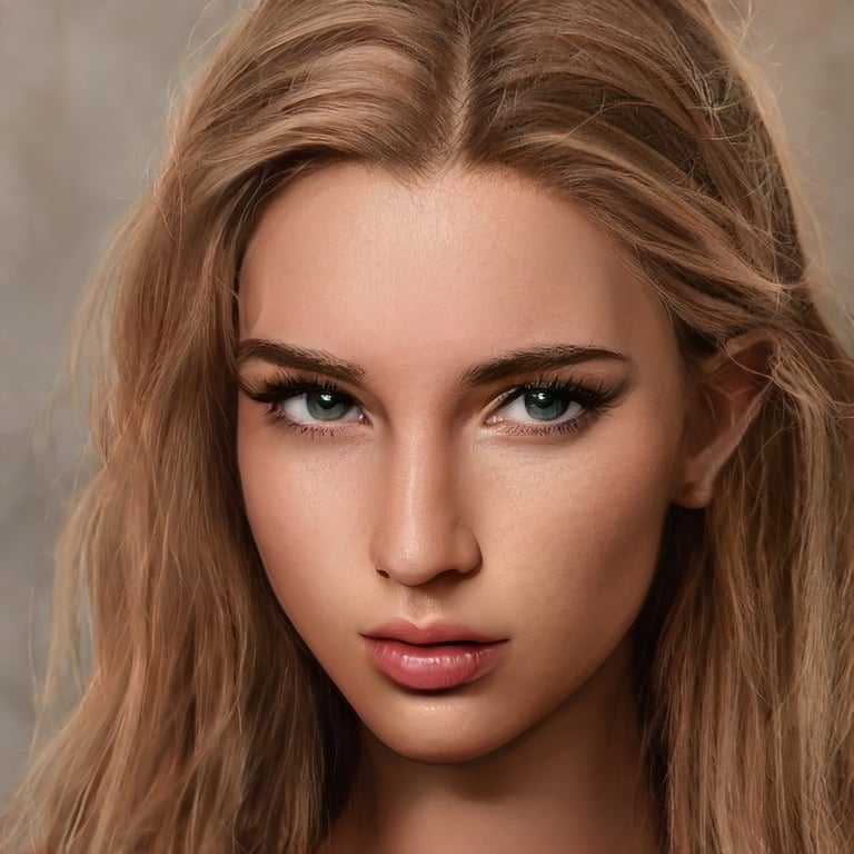 AI red eye remover after transformation - family photo with natural eye color correction