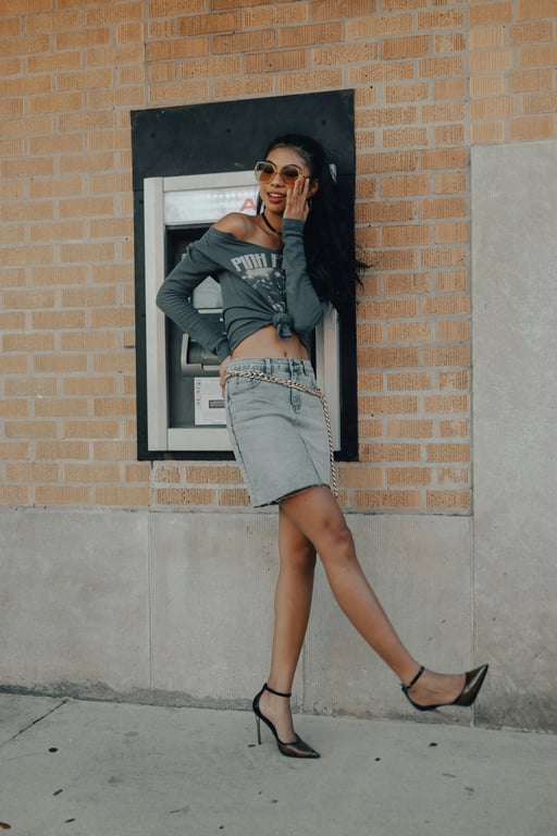 AI filter before photo - casual portrait before color and tone transformation